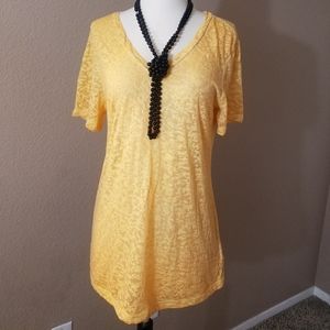 L.A. Fresh Yellow shirt, size L